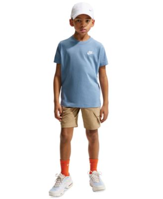  Boys' and Girls' 7-20 Sportswear Embroidered Logo Graphic T-Shirt