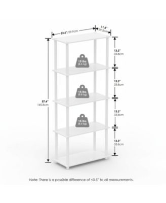 3-Tier Bookshelf Compact Display Rack Modern Minimalist Wood Storage for Living Room Bedroom Home Office