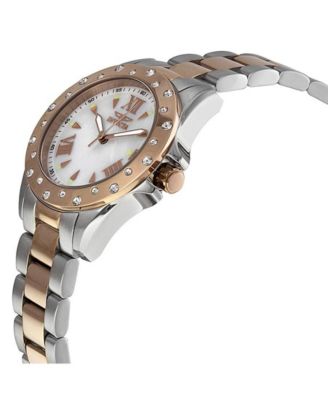 Women's 12856 Angel Quartz Mother of Pearl Dial Watch