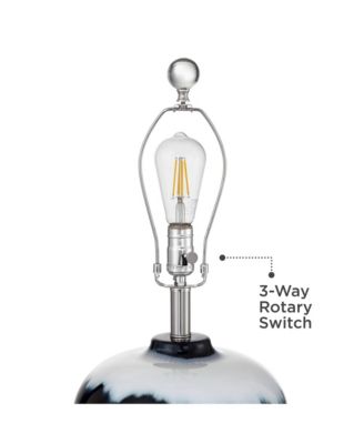 Hulda 26" High Art Glass Table Lamp Set of 2