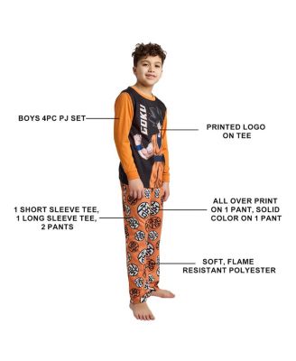 Big Boys Group Shot 4-Pack Pajama Set -14