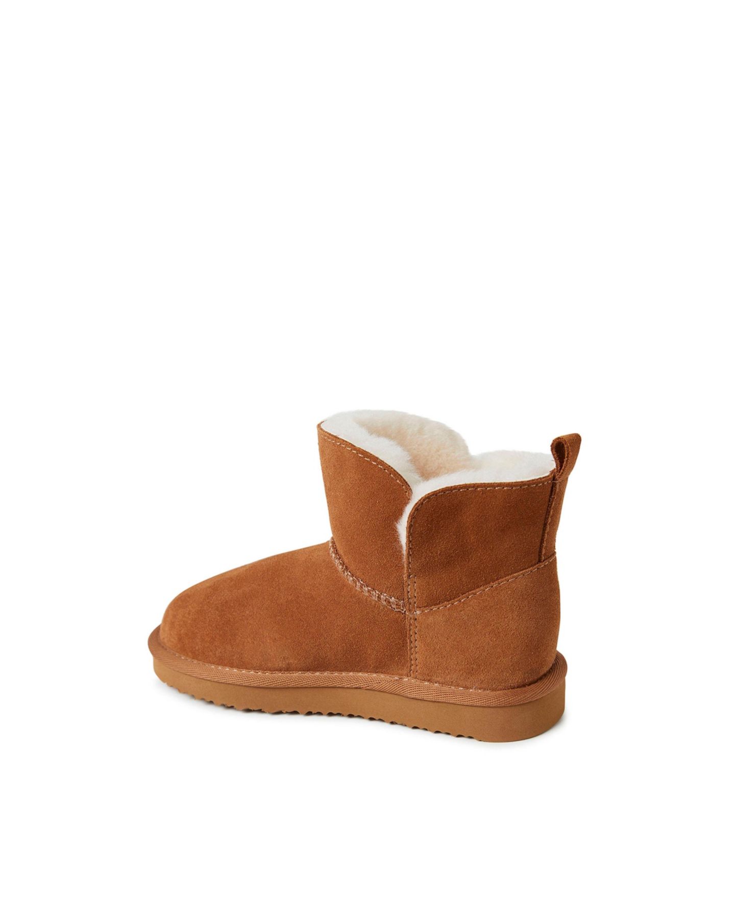 Детские ботинки Dearfoams Fireside Bunbury из натуральной овчины, цвет: Каштановый — фото 6