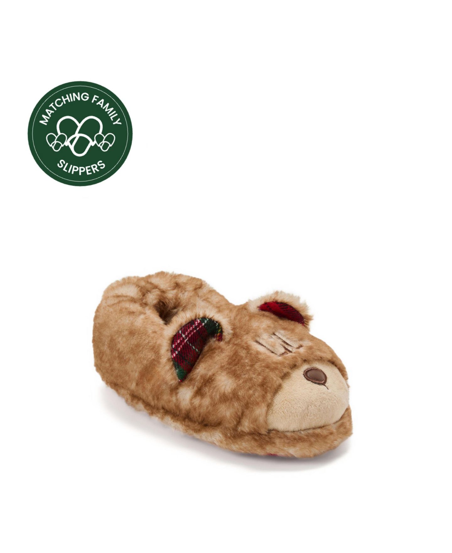 Детские домашние тапочки Dearfoams Lil Bear с закрытой пяткой, цвет: Морозный — фото 8