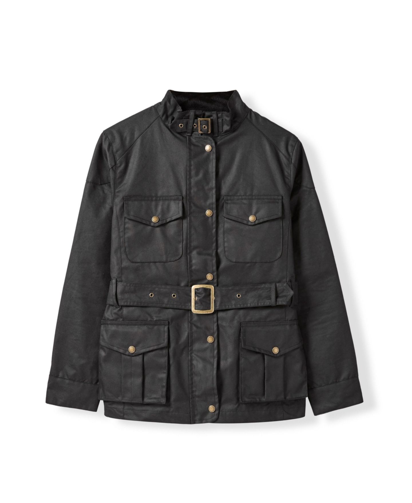 Женская куртка Celtic & Co. British Waxed Cotton Belted, цвет: Чёрный — фото 2