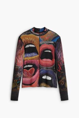 Women's Long Sleeve High Neck T-Shirt