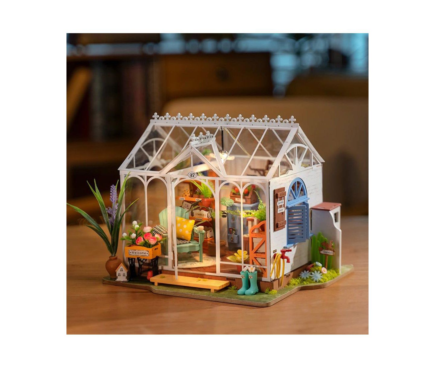 Детский пазл Flash Popup Dreamy Garden House 3D Wood Puzzle, 296 Pieces, Ages 14+ — фото 2