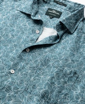 Men's Relax Fit Short Sleeve Linen Shirt