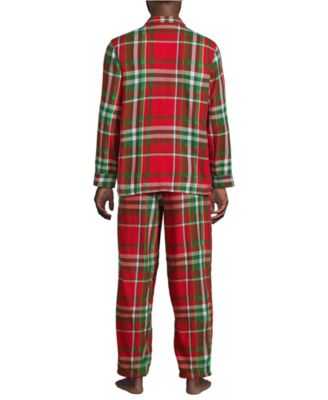 Men's Flannel 3 Piece Pajama Set