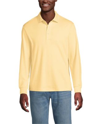 Men's Long Sleeve Cotton Supima Polo Shirt
