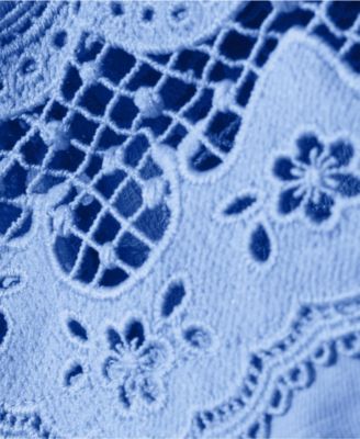 Women's Short Sleeve Slub Jersey Cutwork T-Shirt