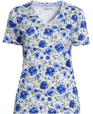 Plus Size Supima Cotton V-Neck T-Shirt