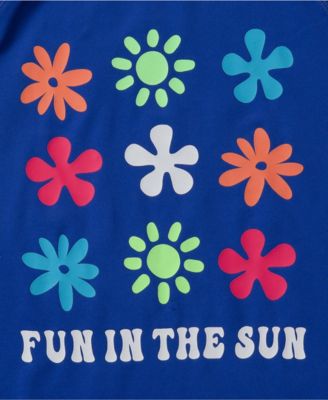 Big Girls Plus Chlorine Resistant Long Sleeve Rash Guard Bikini 3 Piece Swimsuit Set