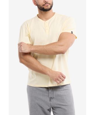 X RAY Big & Tall Basic Henley Neck Short Sleeve T-Shirt