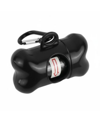 Dog Poop Bag Dispenser with Carabiner Lavender Scented Leak-Proof Bags