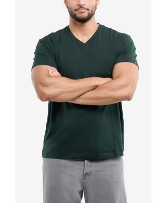 X RAY Men's Basic V-Neck Short Sleeve T-Shirt