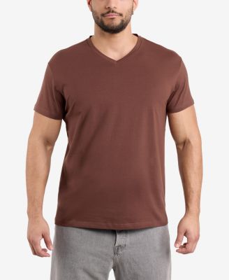 X RAY Big & Tall Basic V-Neck Short Sleeve T-Shirt