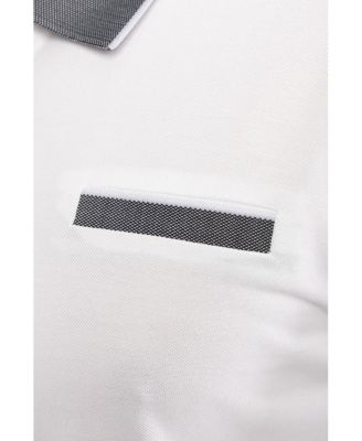 X RAY Men's XRAY Short Sleeve Zip-Neck Polo