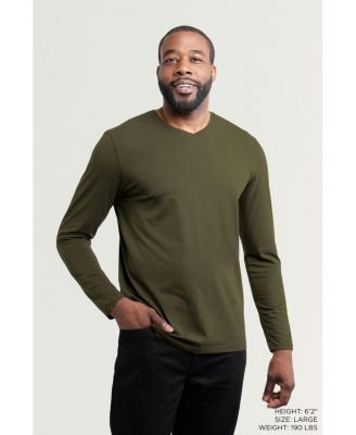 X RAY Men's XRAY Long Sleeve V-Neck T-Shirt