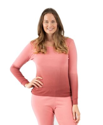 Women's Matching Family Two Piece Cotton Long Sleeve Tie Dye Pajamas