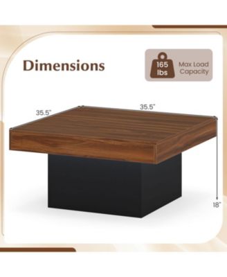 Modern Coffee Table with LED Lights and Dynamic Effects