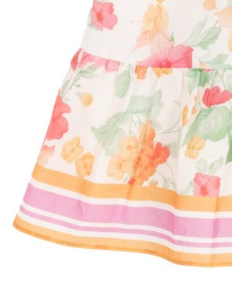 Girls' 7-16 Floral Sleeveless Dress 
