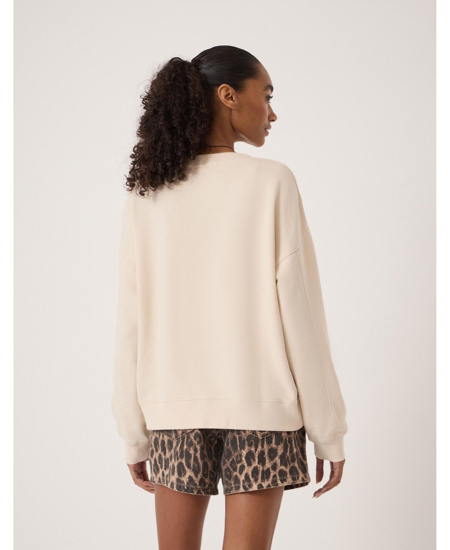 Women's Cleo V-Neck Cotton Sweatshirt