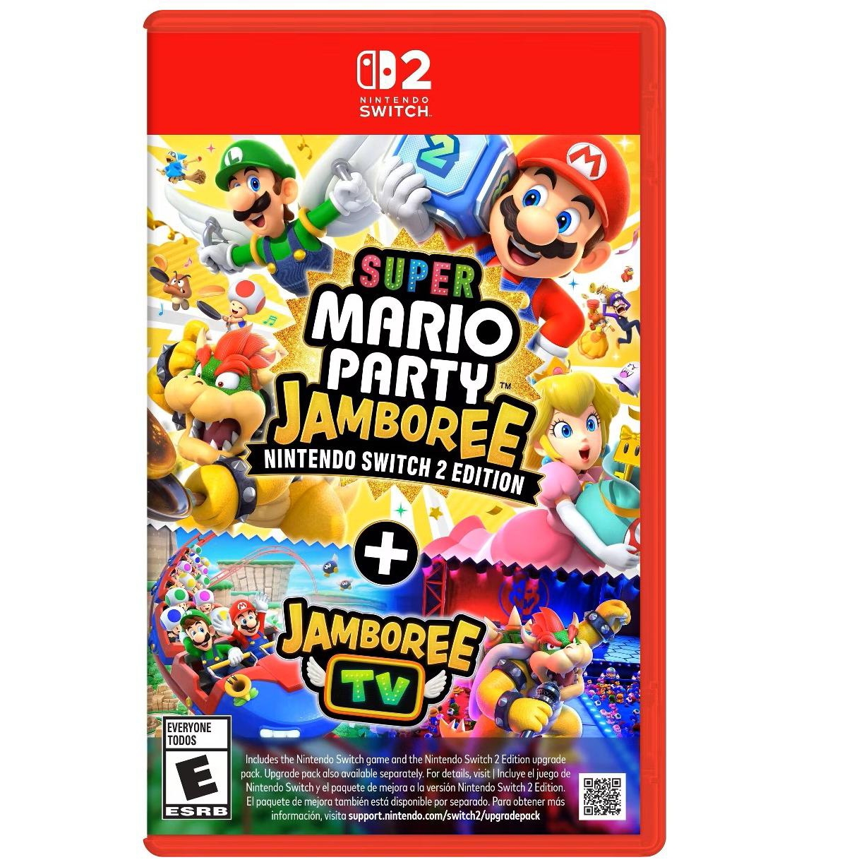 Nintendo Switch 2 with a Pro Controller and Super Mario Party Jamboree