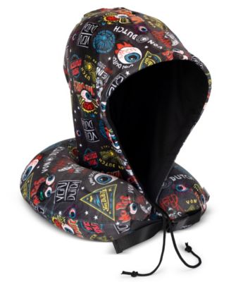 Jax Hooded Memory Foam 11" Travel Neck Pillow