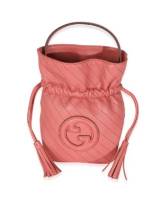 Pink Calfskin Blondie Bucket Bag