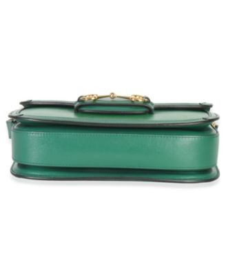 Emerald Green Azalea Calfskin Horsebit 1955 Shoulder Bag