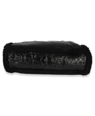 Black Patent Shearling Medium Soho Hobo