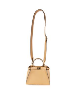 Miele Scuro Nappa Petite Peekaboo I SEE U Satchel