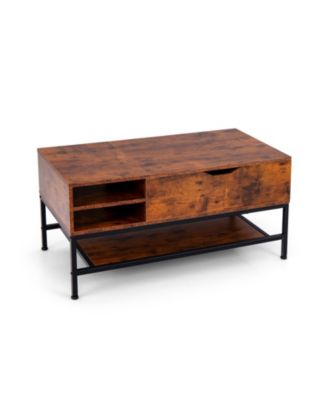 Lift Top Coffee Table with Hidden Storage