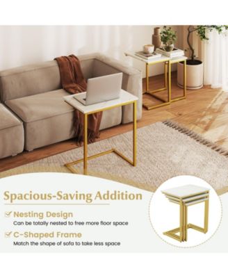 3 Piece Coffee Table Set with End Tables