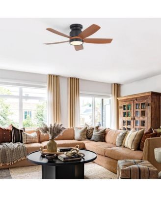 42-inch Modern 5-Blade Ceiling Fan Light with 6-Speed Adjustable Wind Speed