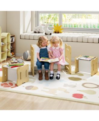 3 Piece Toddler Table and Stool Activity Set