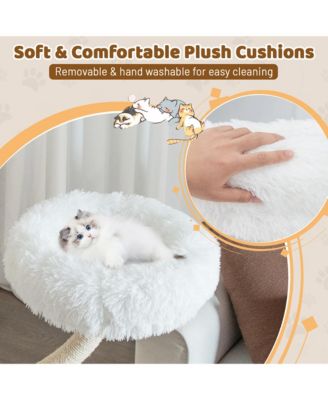 Cat Tree Tower 70'' Multi-Level Kitten Activity Center w/ 3 Perches and Balls