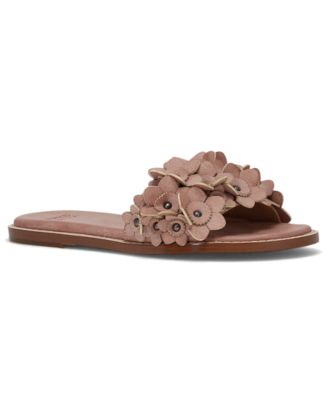 Women's Bucky Flower Slide Flat Sandals