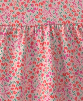 Baby Girls' Floral Top and Shorts, 2-Piece Set