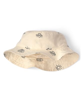 Baby Boys' Linen-Blend Top, Shorts and Hat, 3-Piece Set