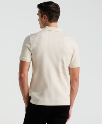 Men's Quarter-Zip Polo Shirt 
