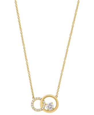 Diamond (1/3 ct. t.w.) Necklace in 14k Yellow Gold