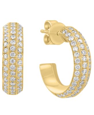 Diamond (7/8 ct. t.w.) Earrings in 14k Yellow Gold