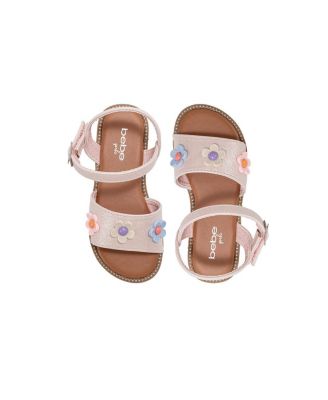 Little Girls Sandals Cute Fashion Flat Sandals and Summer Shoes with Ankle Strap