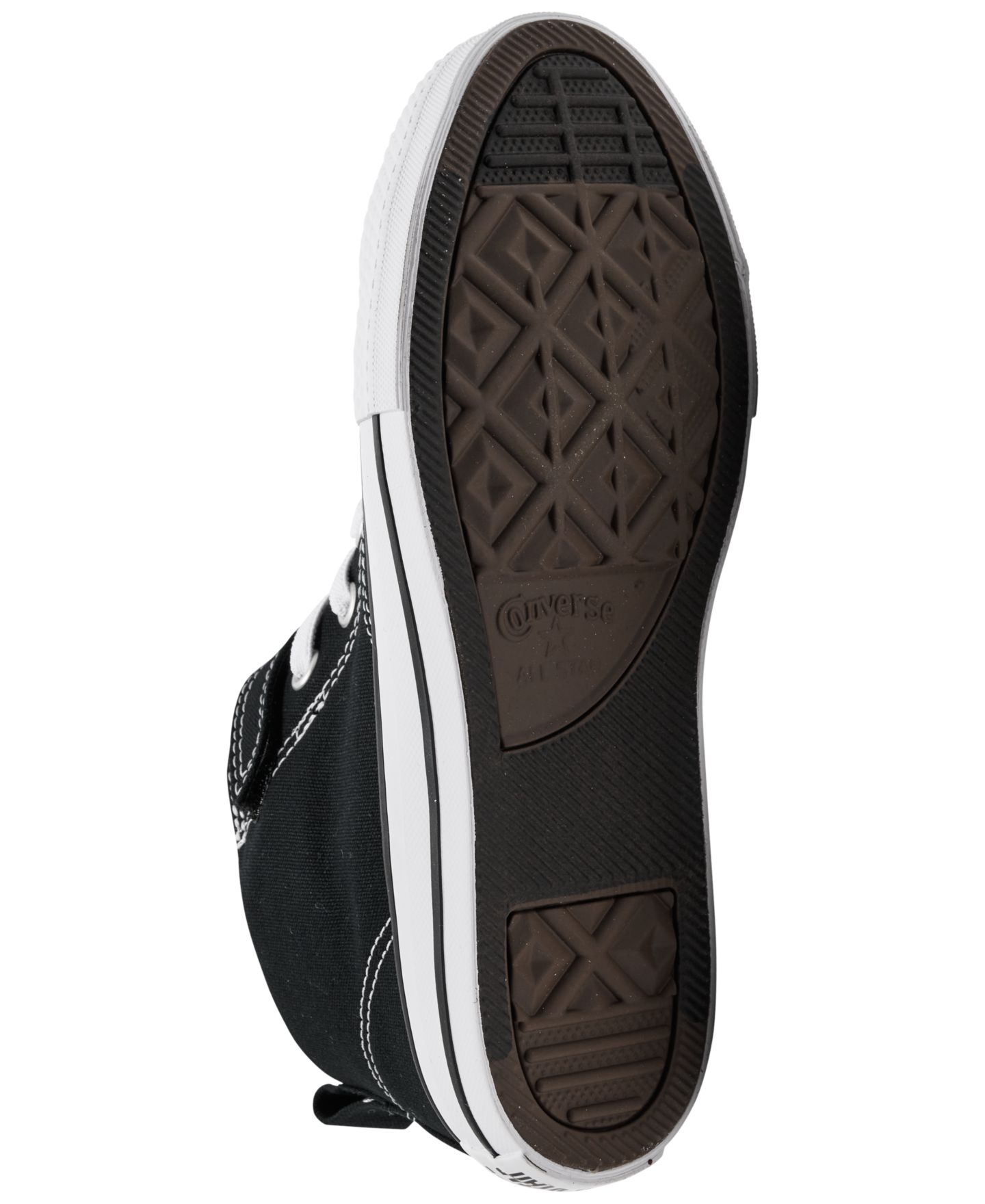 Детские кроссовки Converse Little Kids Chuck Taylor All Star Malden Street Casual, цвет: Чёрный / Белый — фото 6