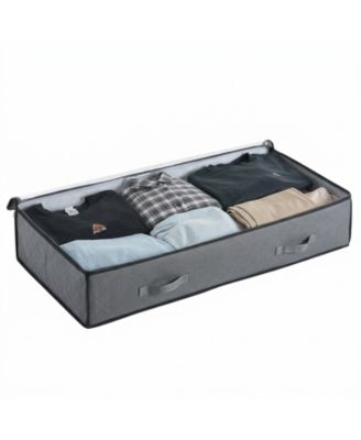 4 Pack Under Bed Storage with Clear Lids 39.2in x 19.7in x 7.1in 90L