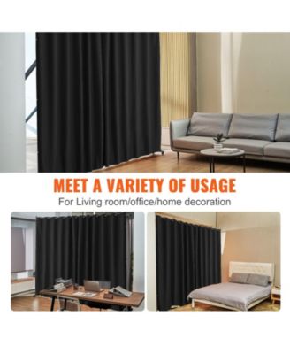 Portable Room Divider, Panel Divider with Wheels, Freestanding Privacy Screen