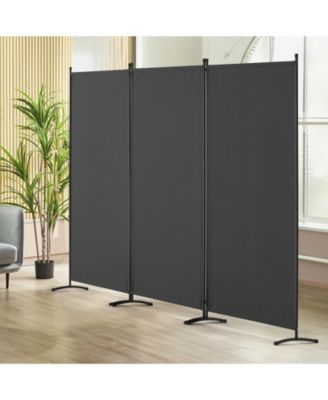 Room Divider, 3 Panel Folding Privacy Screen, Freestanding for Office and Bedroom