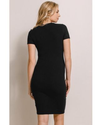 bodycon mini dress with sleeves Ava T-Shirt Dress – Rebecca Minkoff
