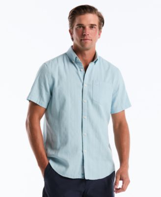 Men's Cotton Dobby Button-Down Shirt